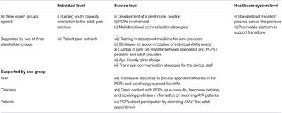 Transitional Pain Care in Quebec: Did We Forget Our Youths? A Brief Research Report